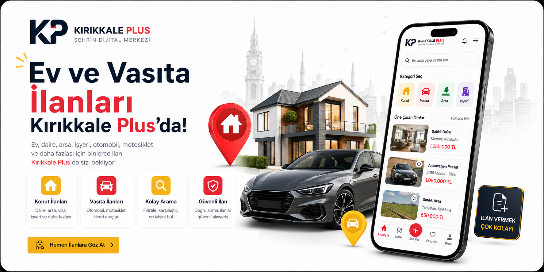 ev vasita — Nevşehir Plus